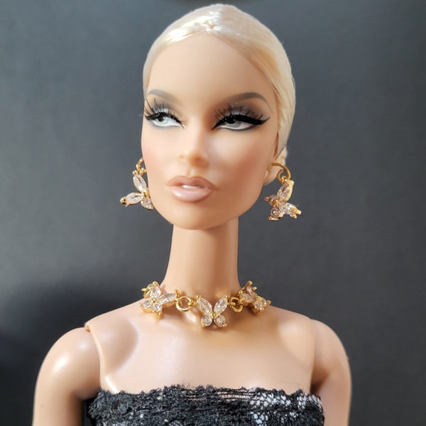 Handmade JEWELRY SET or CHOOSE Necklace Only for Barbie Repro Vintage Silkstone & Fashion Royalty Integrity Toys Dolls Poppy Parker