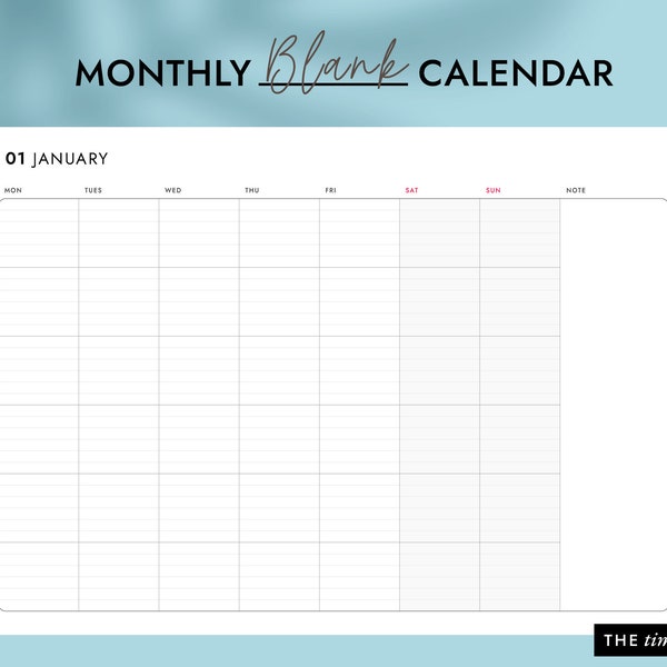 Printable 8 X 11 2023 Calendar - Etsy