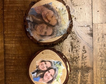 Custom Wood Transfer 3.5-4 IN Diameter Decor