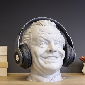 Jack Nicholson Headphone Stand | Perfect Gamer Gift Headset Stand | Nicholson Headphone Holder