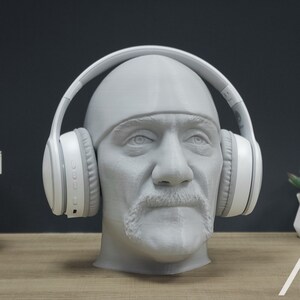 Hulk Hogan Headphone Stand | WWE Fan Headset Stand | Perfect Gamer Gift Headphone Holder