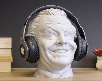 Jack Nicholson Headphone Stand | Perfect Gamer Gift Headset Stand | Nicholson Headphone Holder