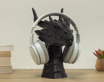 Dragon Headphone Stand | Dragon Headset Stand | Perfect Gamer Gift Dragon Headphone Holder