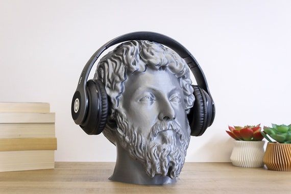 Marcus Aurelius Headset Holder Perfect Gift for the Stoic Gamer