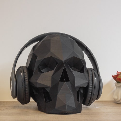 Skull Headphone Holder Gaming Accessories Desktop Etsy