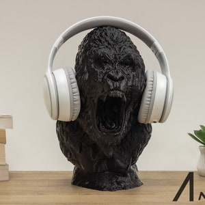 Gorilla Headphone Stand | Gorilla Head Headset Stand | Perfect Gamer Gift