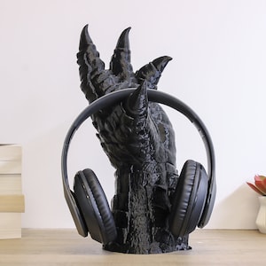 Godzilla Headphone Stand | Monster Headset Stand | Headphone Holder Perfect Gamer Gift