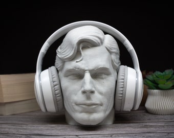 Christopher Reeves Stand | Headphone Holder, Gaming Accessories, Desktop, Christopher Reeves Bust