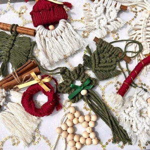 Christmas Ornament, Xmax ornament, Bohomien ornament, Boho Christmas Decor, Tree decor, Christmas Gift