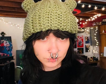 Fern Chunky Crochet Beanie