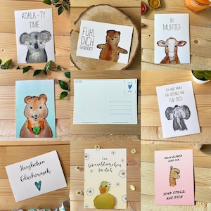 Tierkarten-Set, Postkarten Set