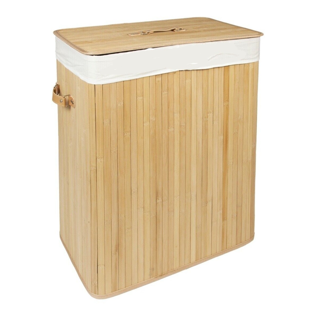 Bamboo Laundry Basket 72L Collapsible Washing Bamboo Storage Etsy UK