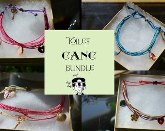 Toilet Trio+ Mitsuba (Toilet Gang) Inspired Bracelet, Mitsuba/Yashiro/Hanako/Kou, Toilet Bound Hanako Kun