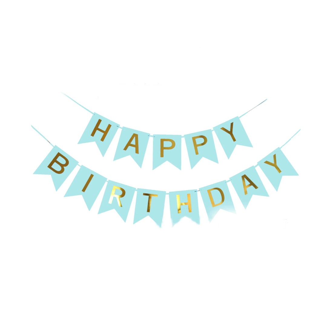 Large Happy Birthday Banner, Happy Birthday Bunting, Party Decoration