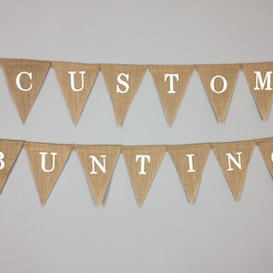 Personalised Custom Bunting Handmade Party Decorations Customised image 5