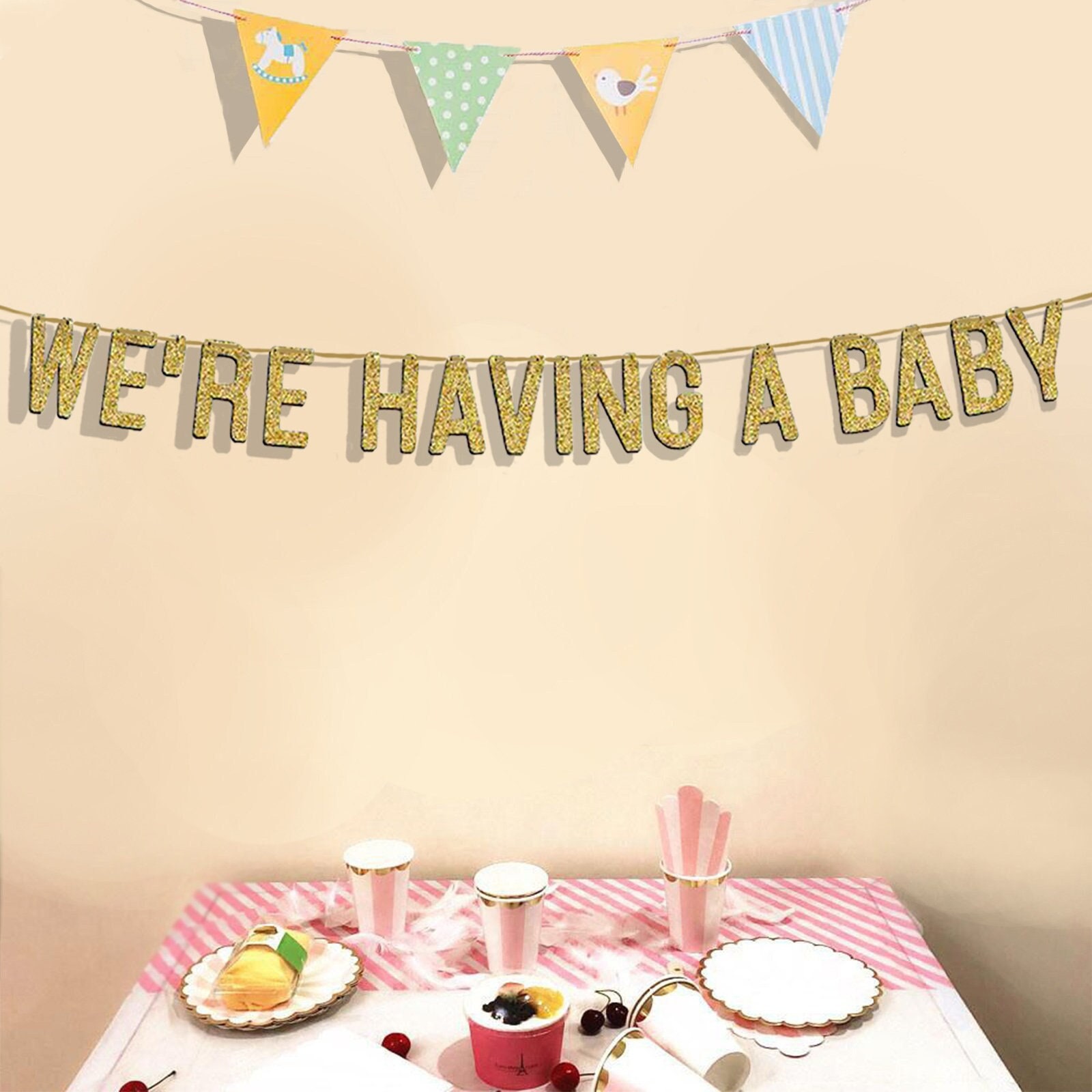 LARGE Personalised Custom Bunting Handmade Party Decorations Etsy UK