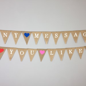 Personalised Custom Bunting Handmade Party Decorations Customised image 3