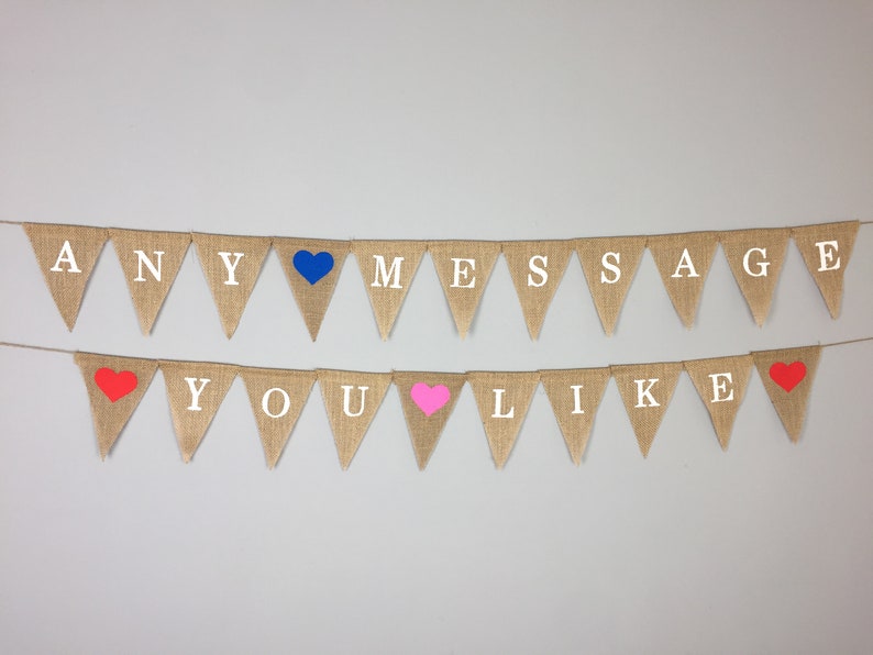 Personalised Custom Bunting Handmade Party Decorations Customised image 3