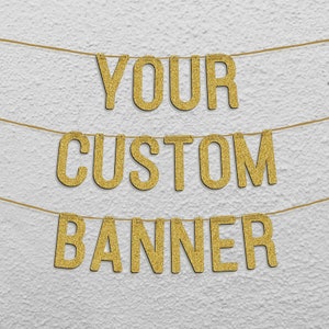 LARGE Personalised Custom Bunting Handmade Party Decorations Customised