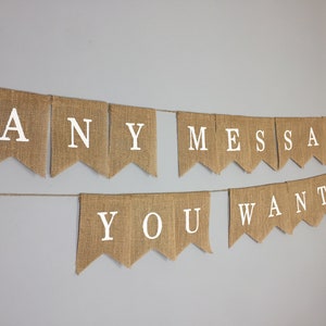 Personalised Custom Bunting Handmade Party Decorations Customised