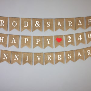 Personalised Custom Bunting Handmade Party Decorations Customised image 5