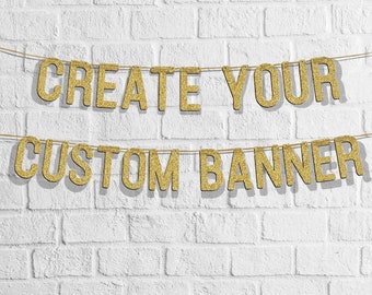LARGE Personalised Custom Bunting Handmade Party Decorations Customised