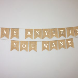 Personalised Custom Bunting Handmade Party Decorations Customised image 3