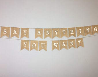 Personalised Custom Bunting Handmade Party Decorations Customised