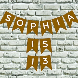 LARGE Personalised Custom Bunting Handmade Party Decorations Customised