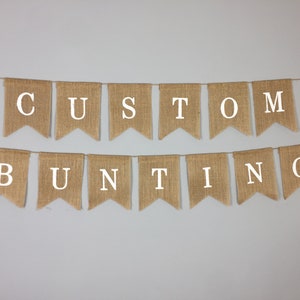 Personalised Custom Bunting Handmade Party Decorations Customised image 2