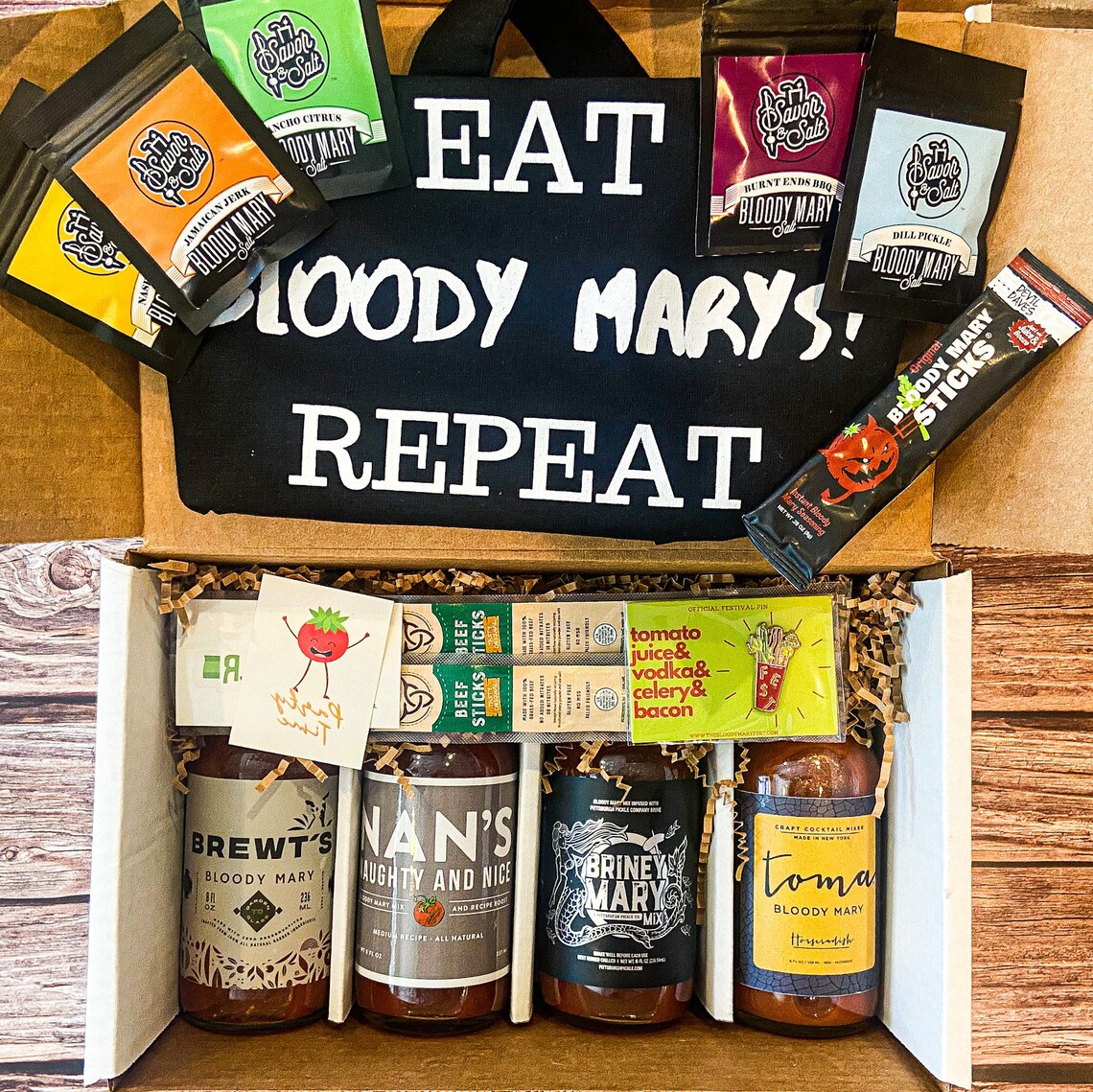 Bloody Mary Home Kit Bridal Party Gift Cocktail Kit Gift Etsy