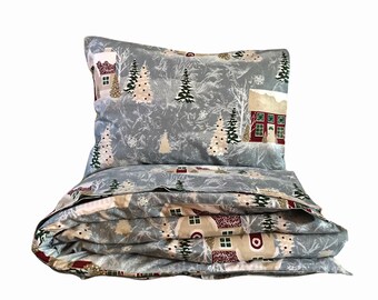 Handmade Winter Cotton Baby Duvet Set: Northern Dream Bedding