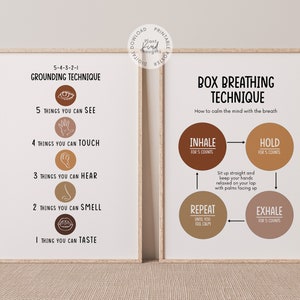 BUNDLE 6 Mental Health Posters: BOHO School Counselor Office Decor ...