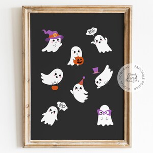 FANTMES MIGNONS Décoration d&#39;Halloween Fantômes Décoration d&#39;Halloween mignonne Décoration d&#39;Halloween Décoration d&#39;intérieur d&#39;Halloween Décorations d&#39;Halloween Halloween SVG numérique