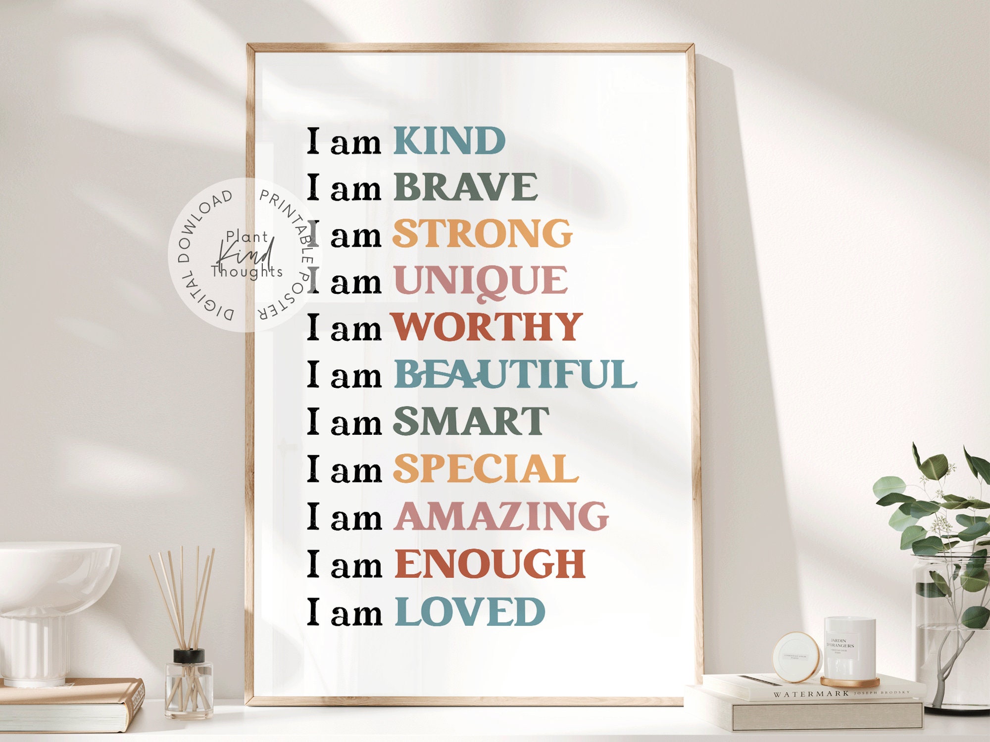 Wanddekoration 'I Believe In You' – Positives Holzschild Mit Spruch, 26x26 Cm, Für Kinderzimmer & Büro