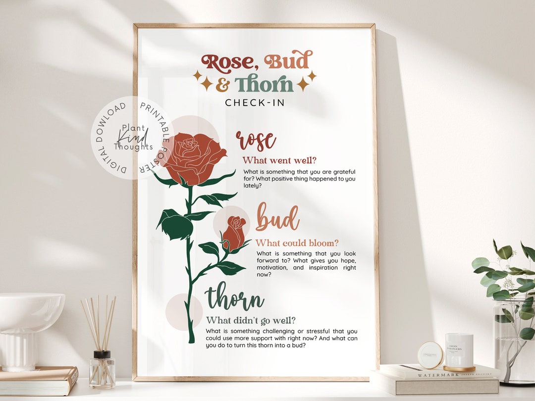 ROSE BUD and THORN Checkin Counseling Office School Counselor Office