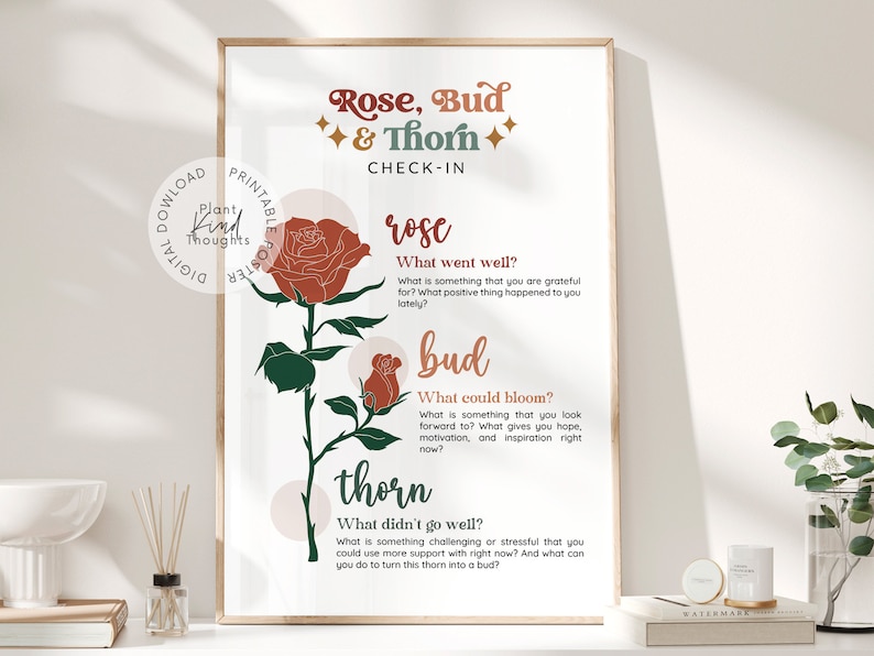 ROSE BUD and THORN Check-in Counseling Office School Counselor Office ...