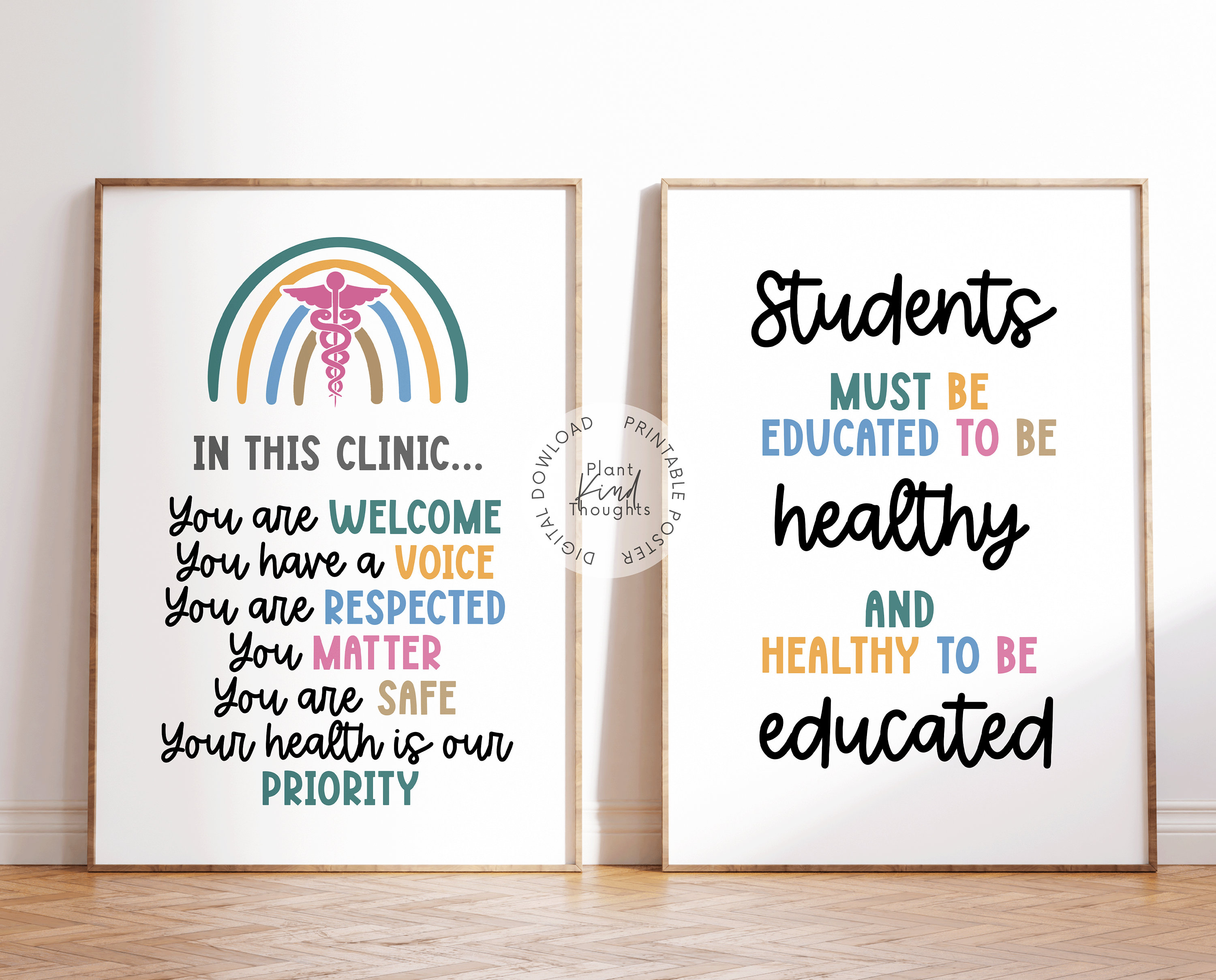 8 SCHOOL NURSE Office Decor School Clinic School Nurse Posters Etsy