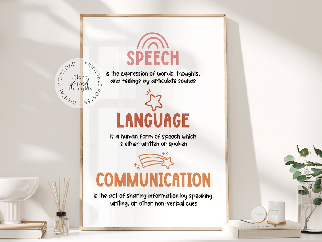 Speech And Language Poster: A Guide To Development - Alianza Francesa Lima