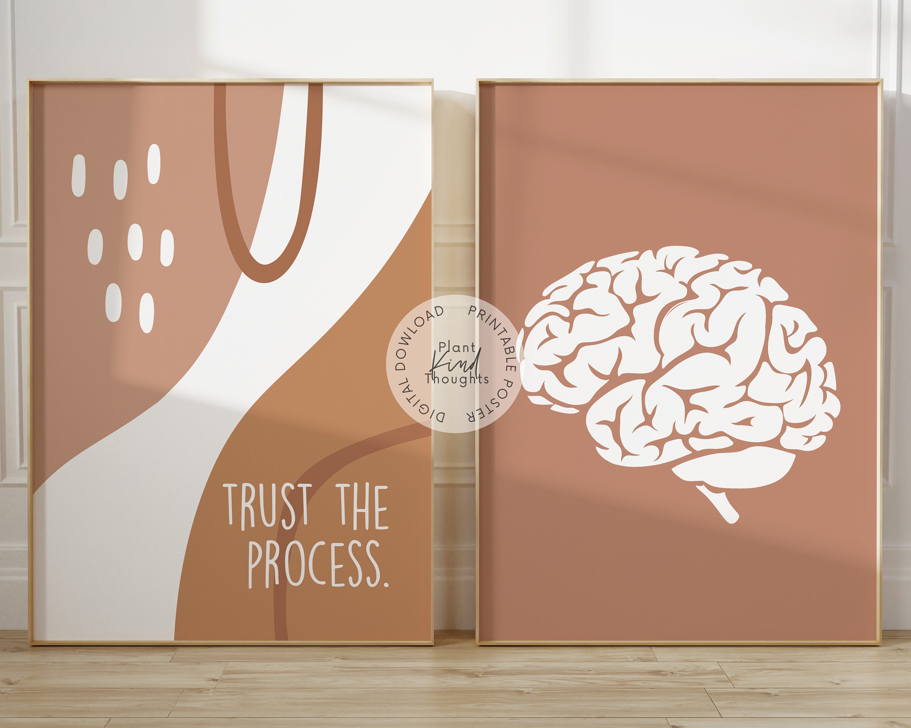 8 THERAPY OFFICE DECOR Bundle Sunset Boho Therapy Poster School ...