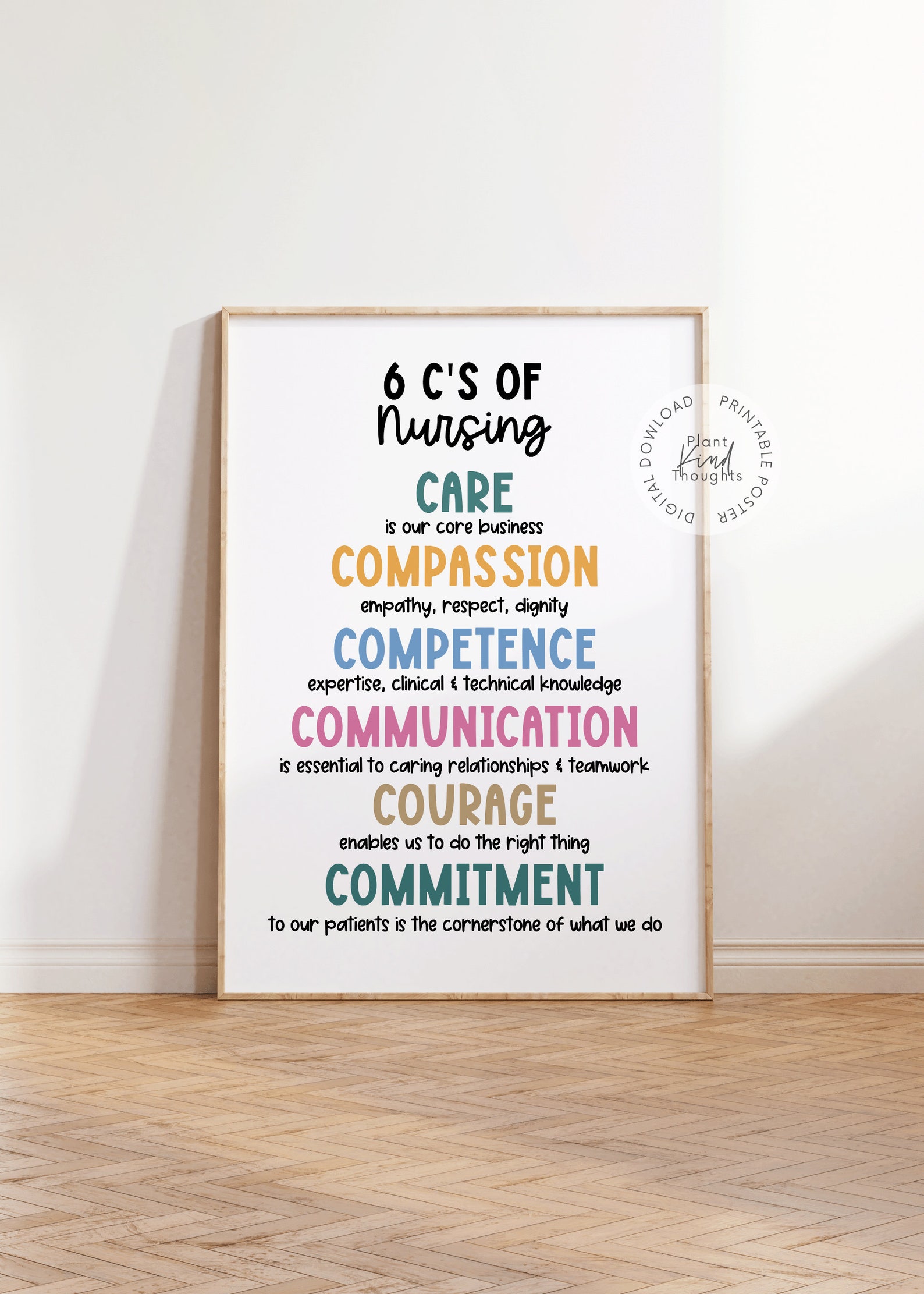 6 C's of NURSING School Nurse Office Decor School Clinic School Nurse ...