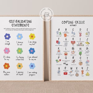 GROWTH MINDSET Posters Bundle School Counselor Office Decor School ...