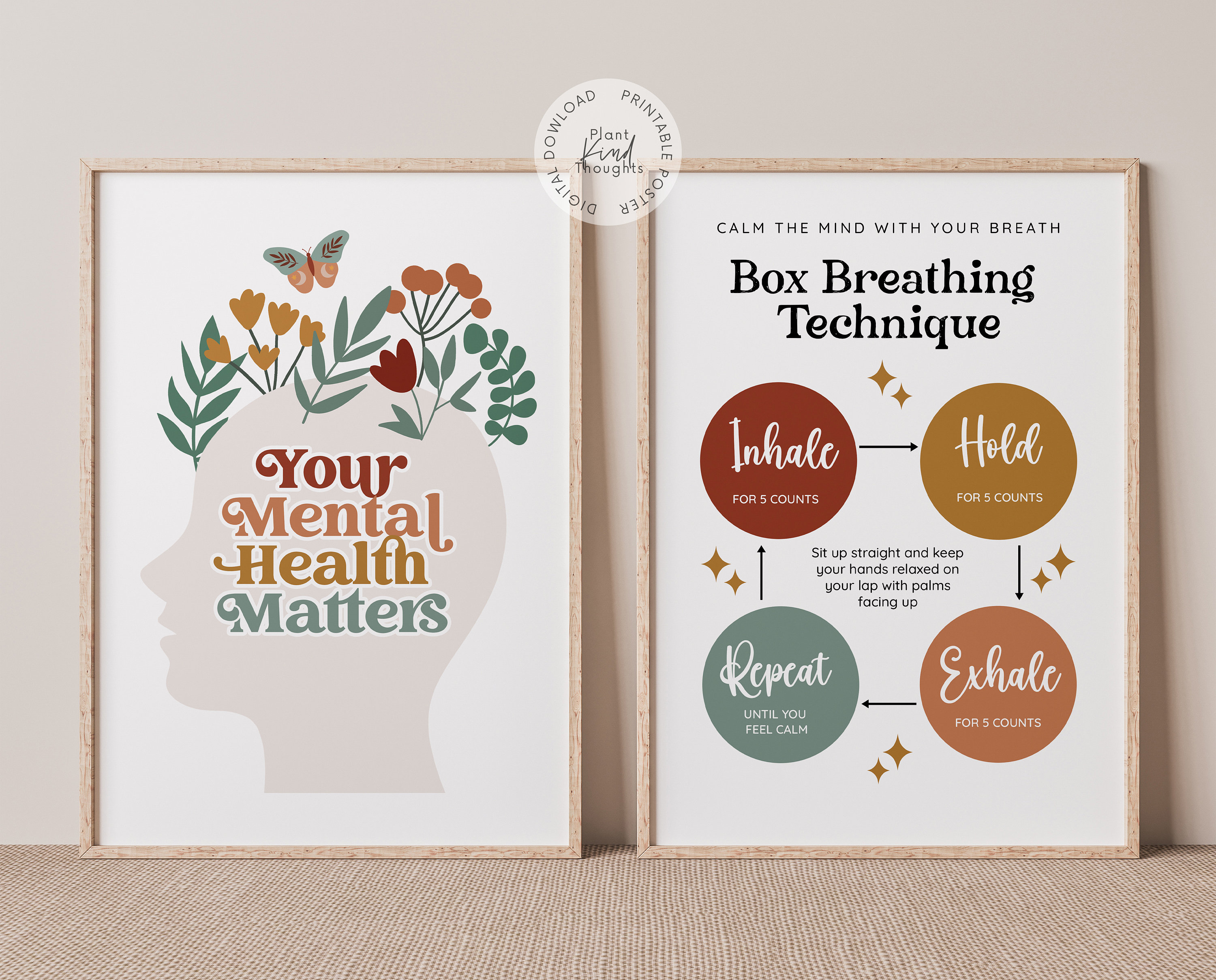 RAINBOW BOHO COUNSELING Posters Bundle School Counselor Office - Etsy