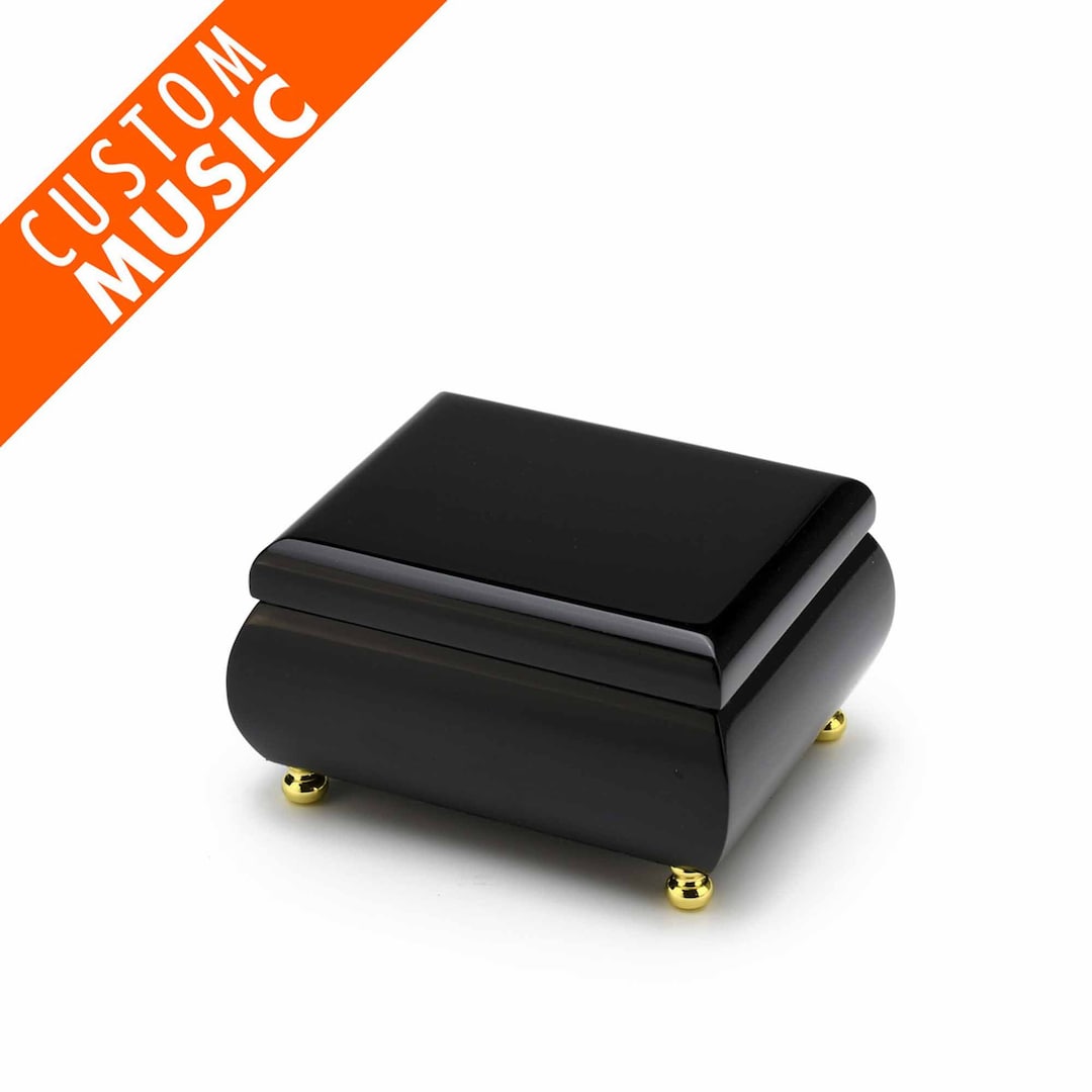 Midnight Black Custom USB Music Box: Hochglanzfinish - Etsy Österreich