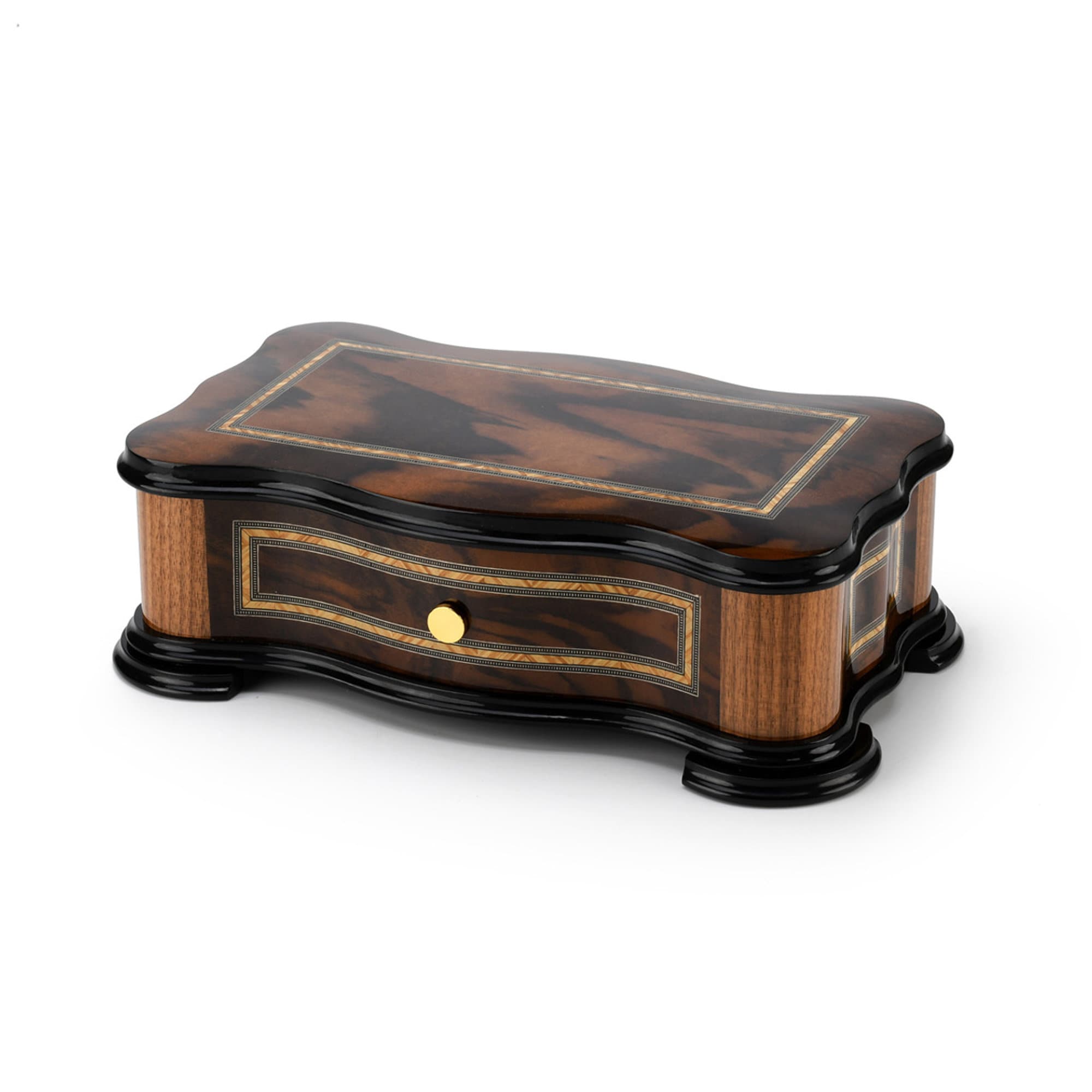Handcrafted Italian Classic Style 50 Note Sankyo Grand Music Box
