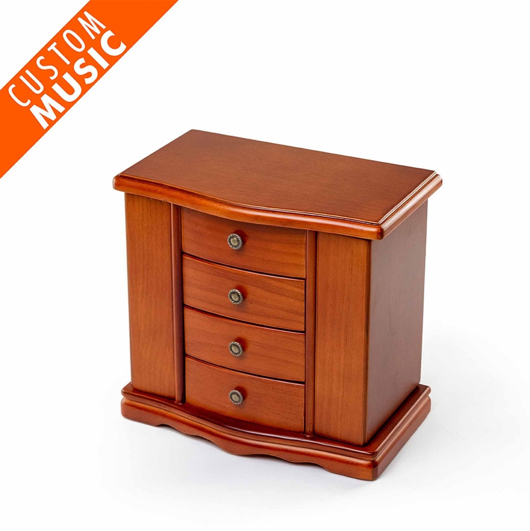 Wooden Upright Custom Sound Module Music Jewelry Box Custom Etsy