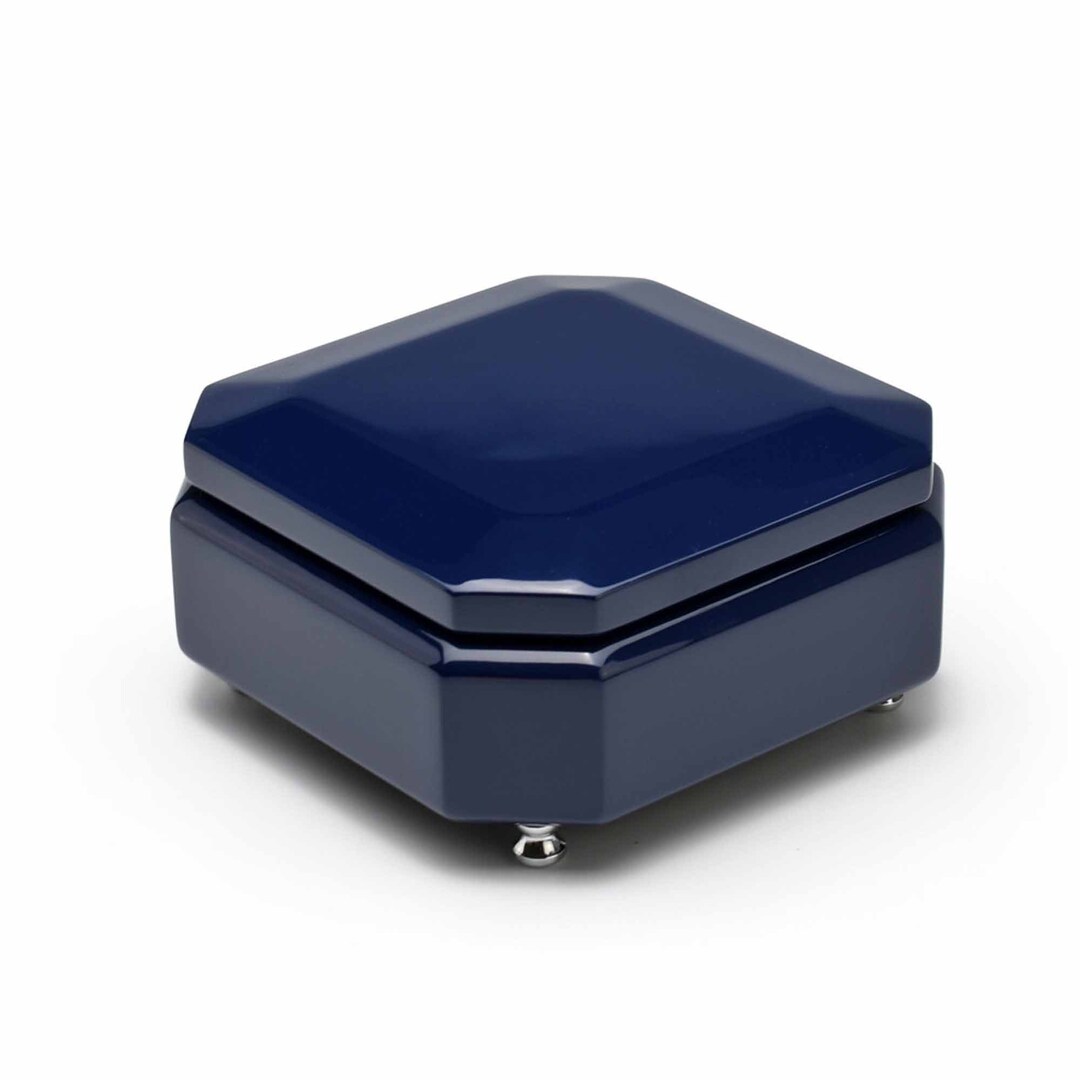 stunning18 Jenny D stunning18 Stunning 18 Note Midnight Blue Musical Jewelry Box With Silver Hardware -  Many Songs to Choose - Etsy Ireland