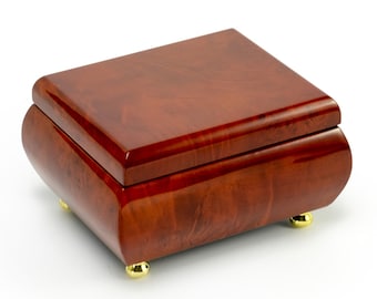 Classy Simple & Modern Wooden Music Box with Your Song Choice