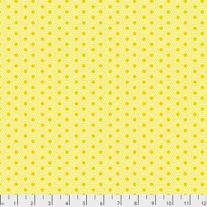 True Colors Hexy in Sunshine Fabric by Tula Pink Free Spirit