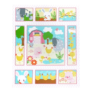 Wee Ones Barn Animals Panel